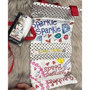 NEW Brighton Chic Du Jour Travel Jewelry Roll  Storage Travel Case Sparkle